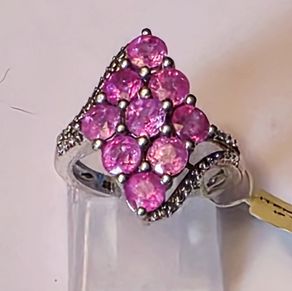 Vintage Jewelry - Host Pick NWOT Rare Estate Designer Signed  Montepuez Pink Ruby Ring